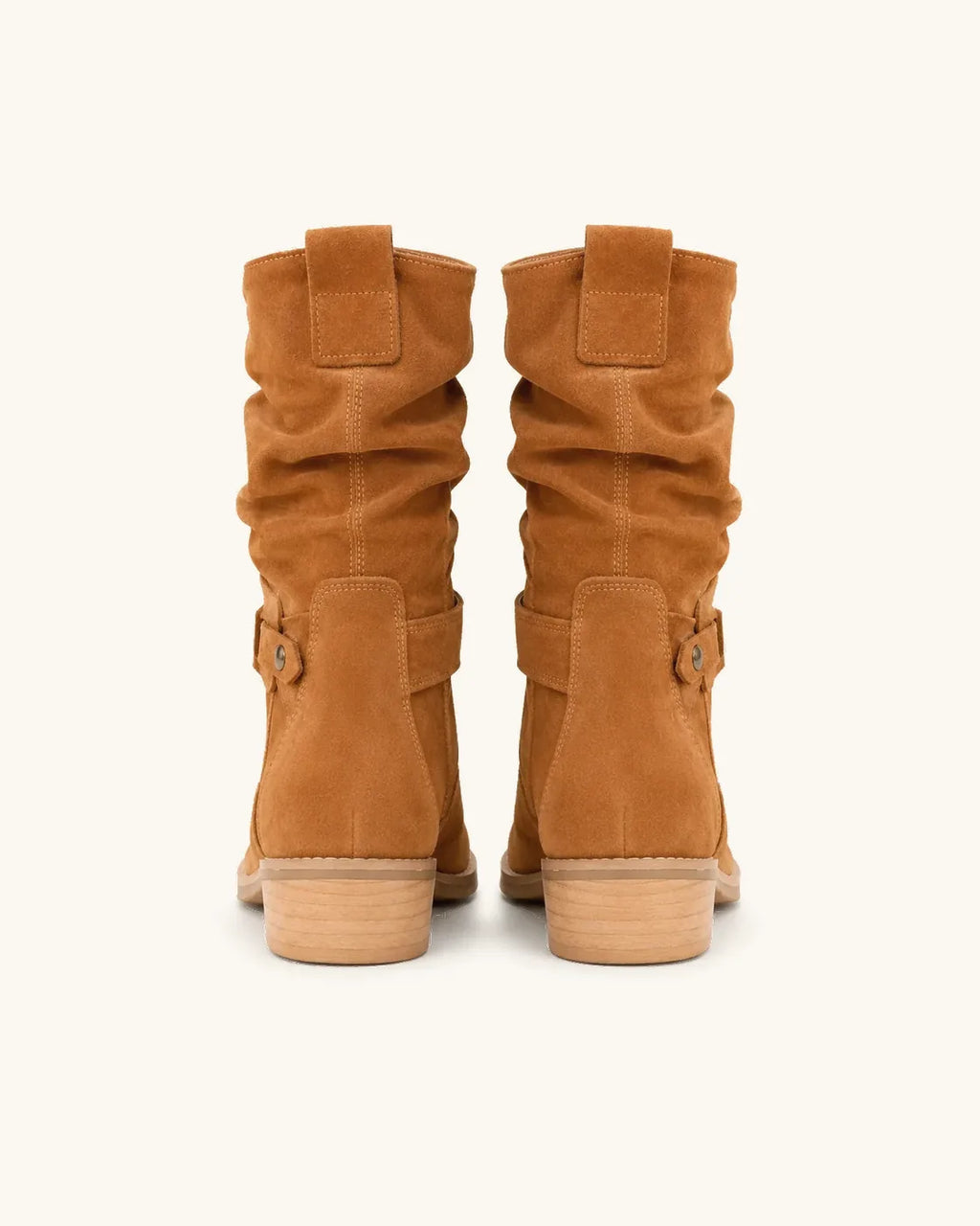 Bottines santiags en daim femme — Lola