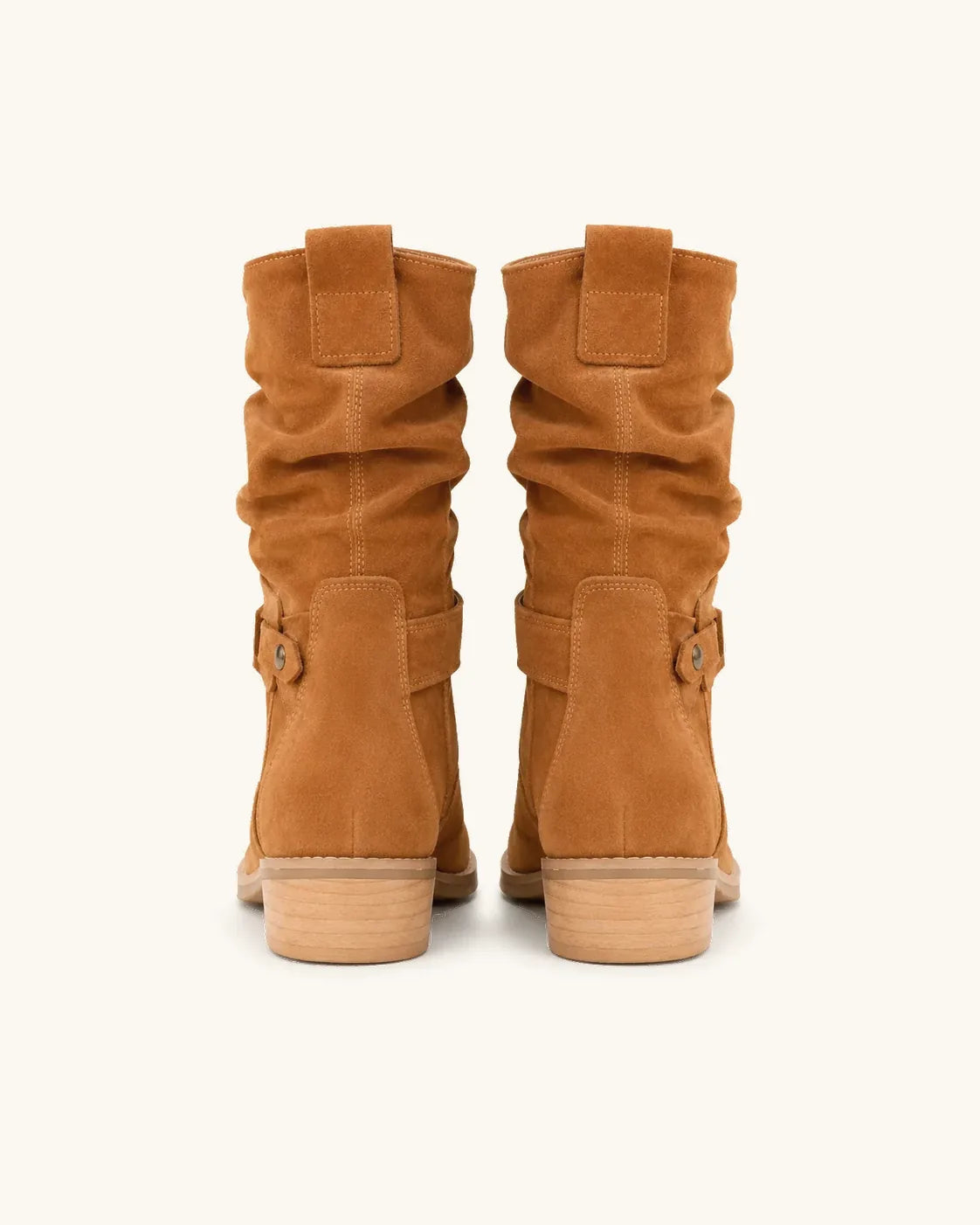 Bottines santiags en daim femme — Lola
