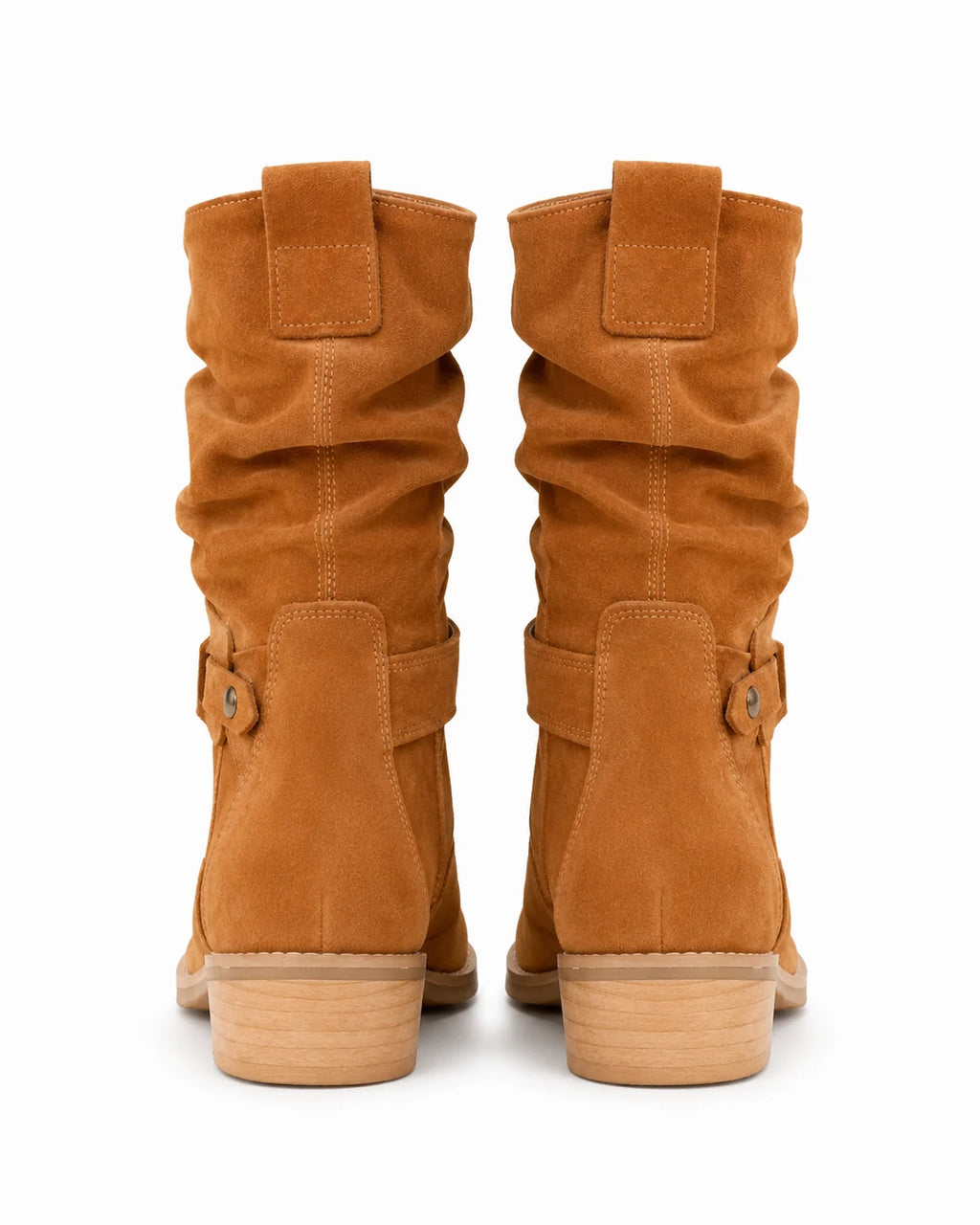 Bottines santiags en daim femme — Lola