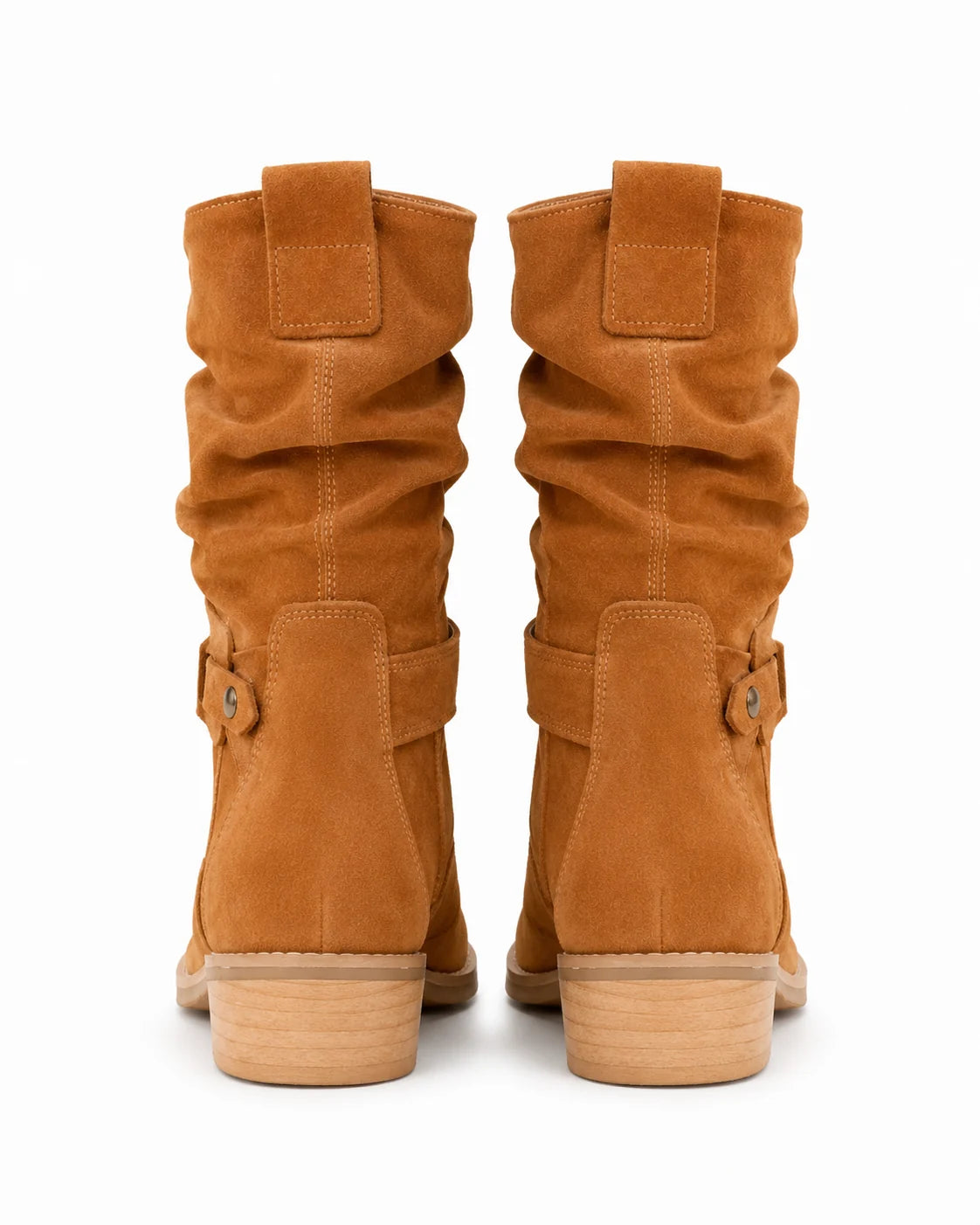 Bottines santiags en daim femme — Lola