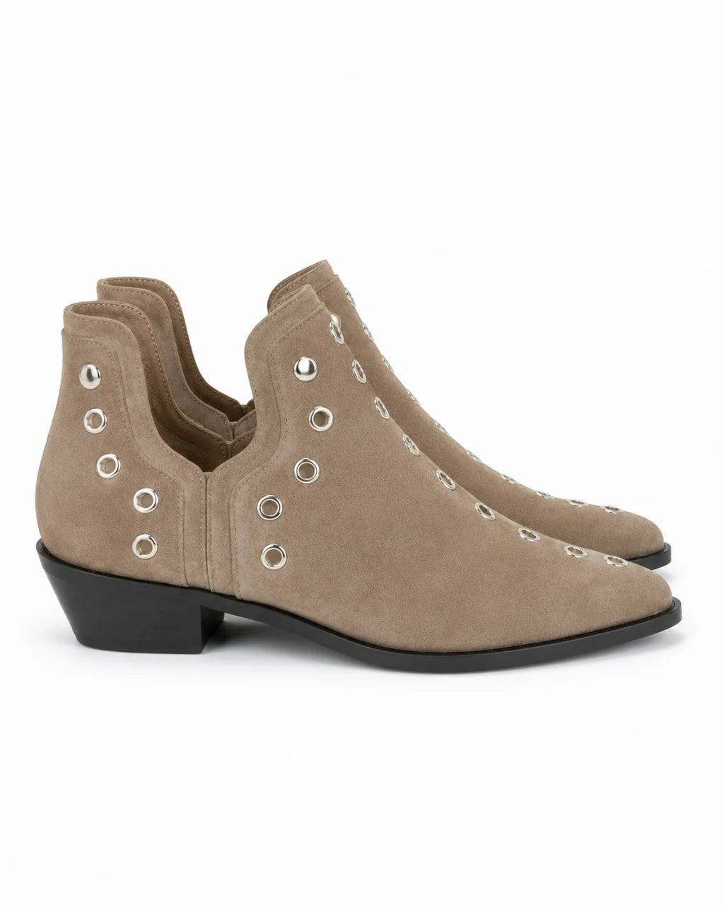 Bottines santiags à rivets femme — Lou
