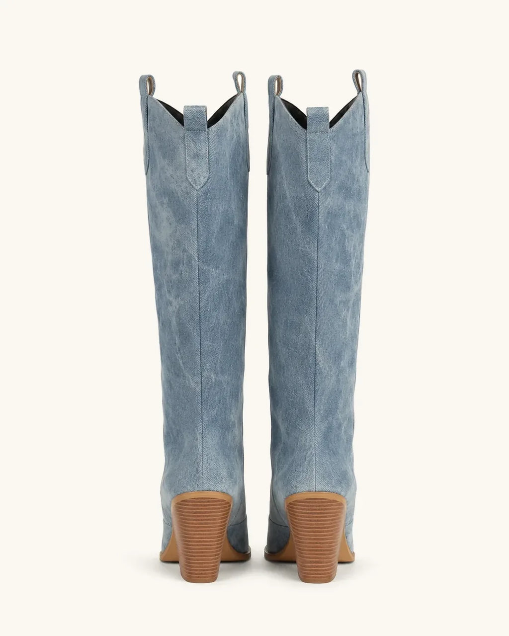 Cuissardes santiags en denim femme — Indie