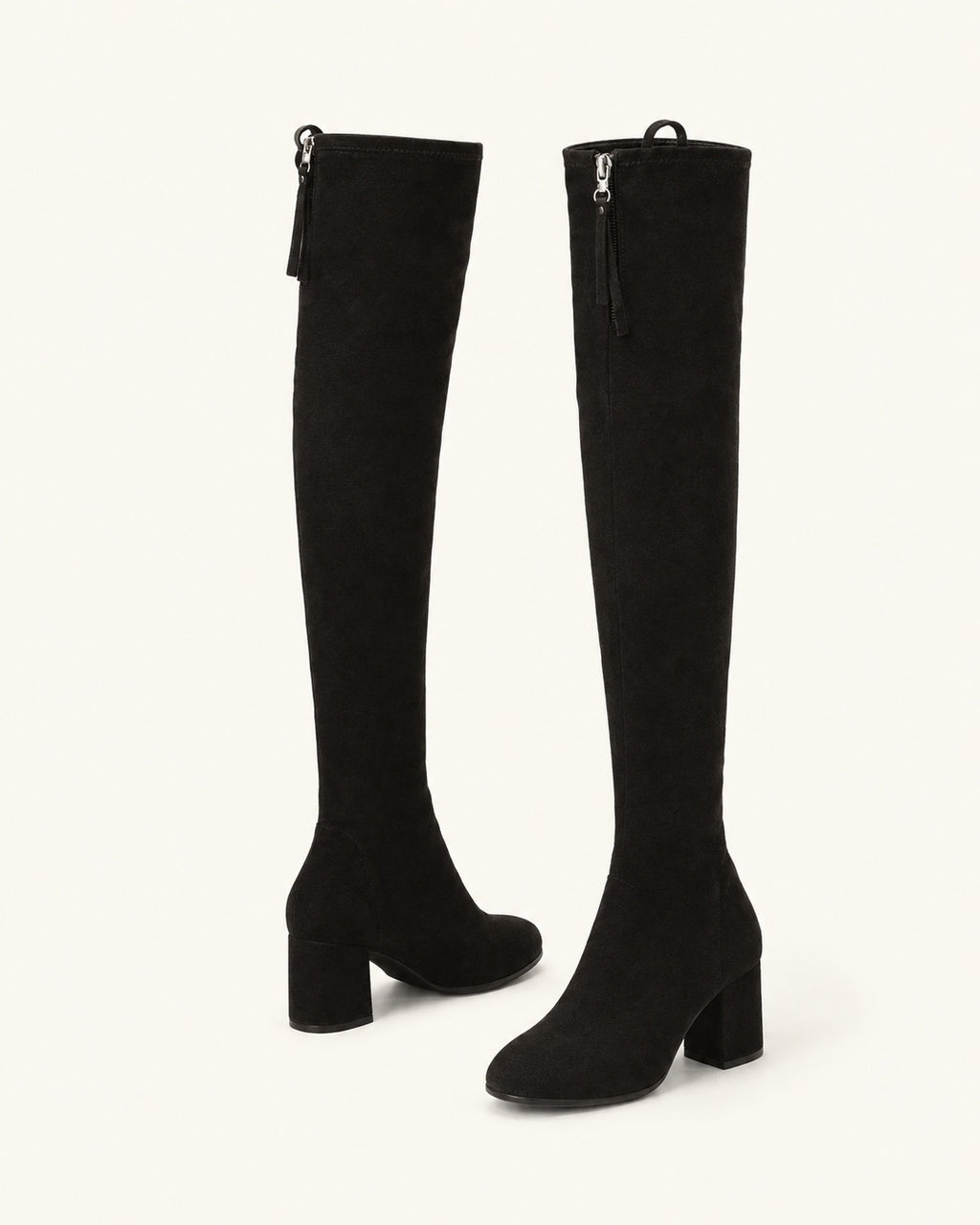 Cuissardes Salomé noir, vue arrière