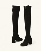 Cuissardes Salomé noir, vue arrière