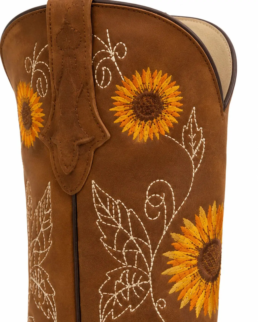 Santiags brodées tournesol femme — Soline