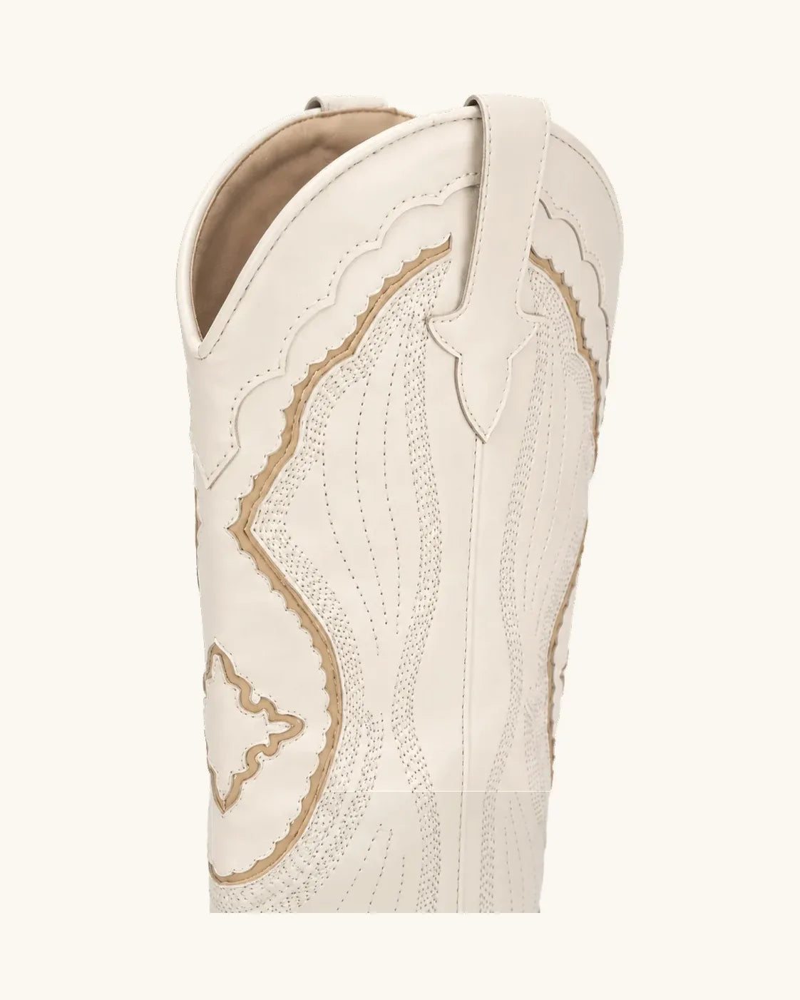 Santiags brodées talon carré femme — Capucine