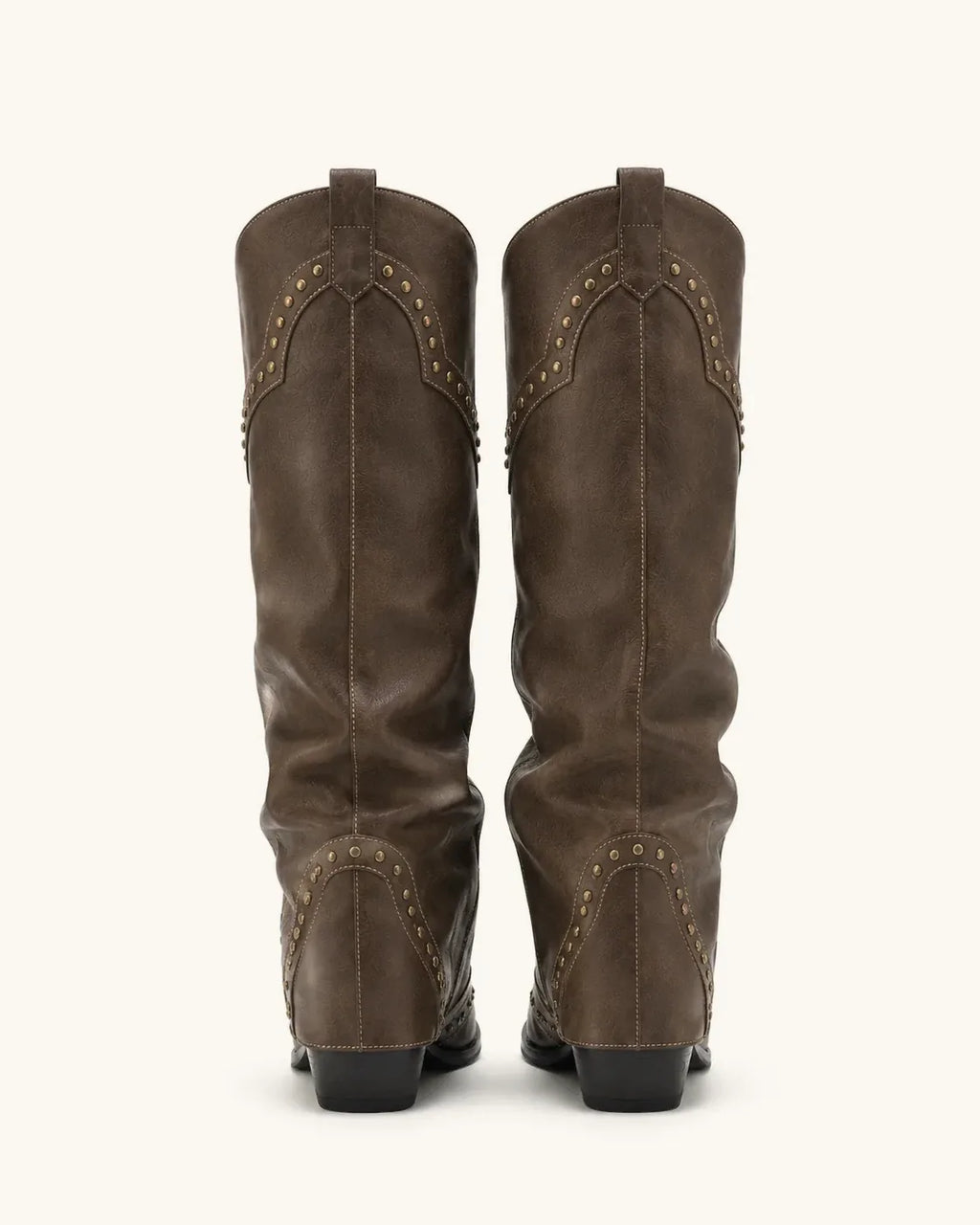 Santiags cowgirl franges talon carré femme — Tess