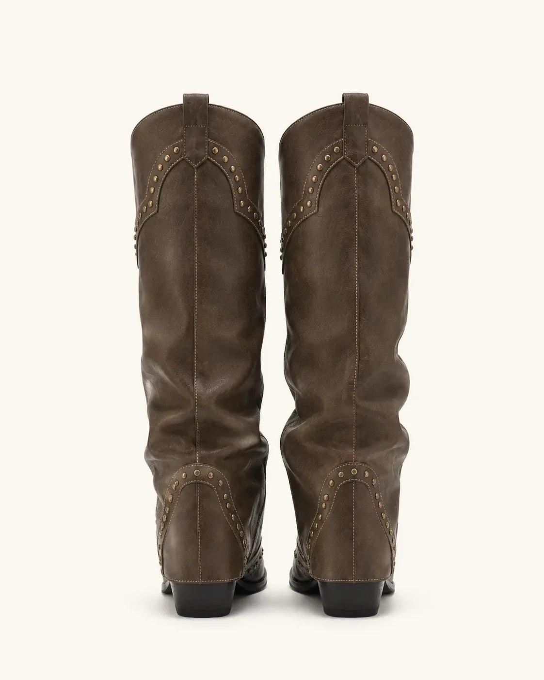 Santiags cowgirl franges talon carré femme — Tess