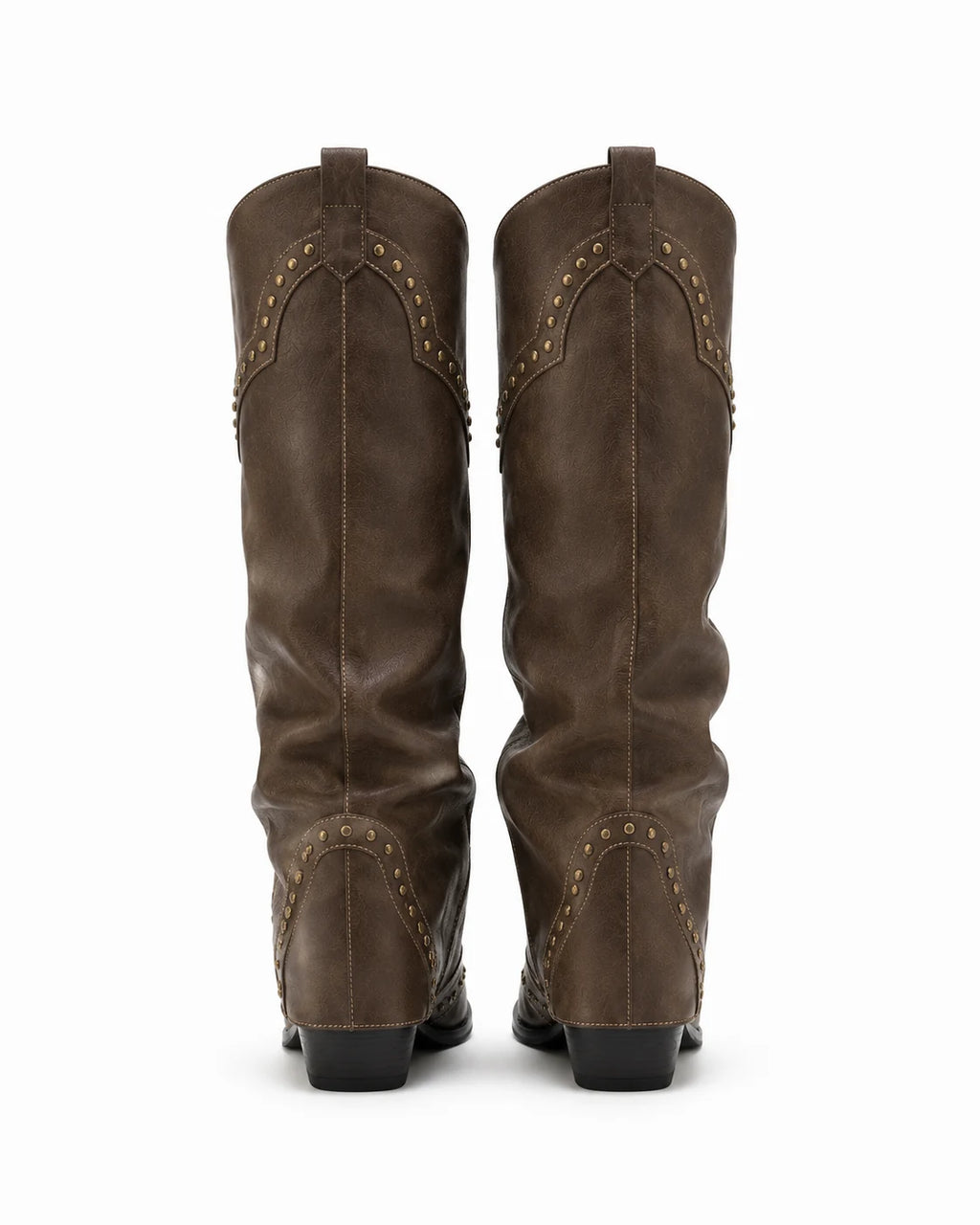 Santiags cowgirl franges talon carré femme — Tess