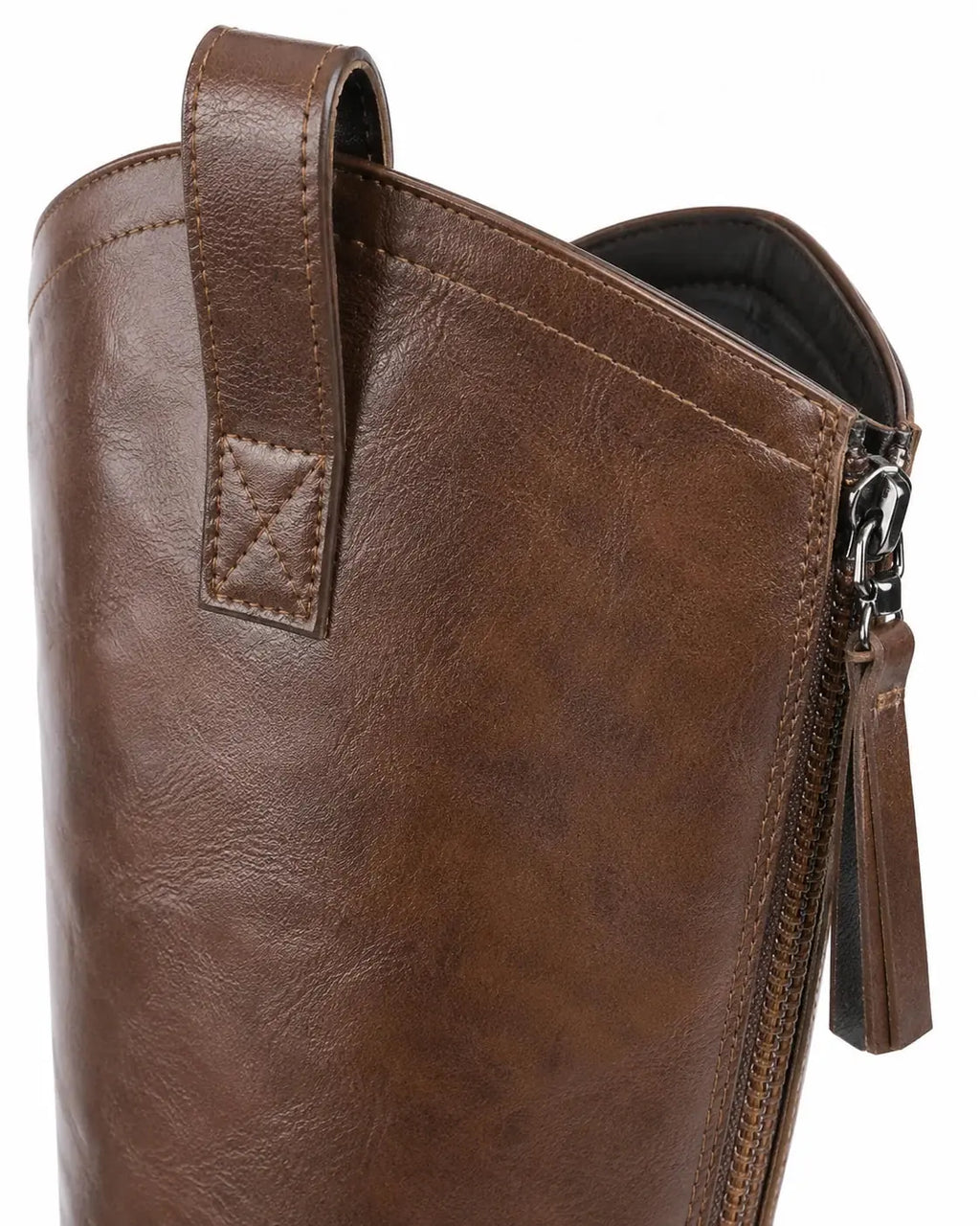 Santiags cuir doublure laine femme — Heidi