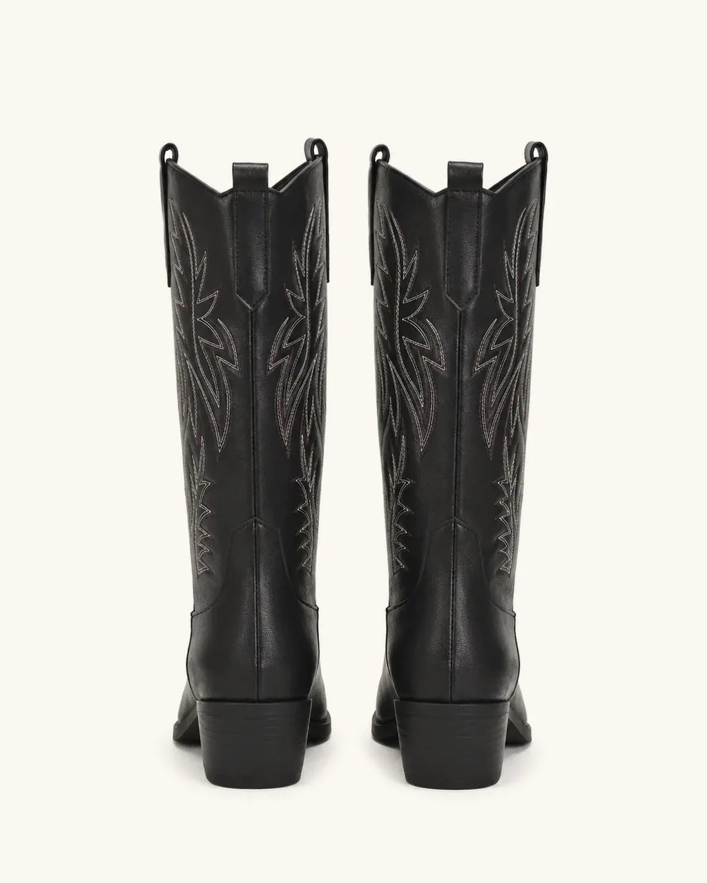 Santiags talon épais vintage femme — Jeanne