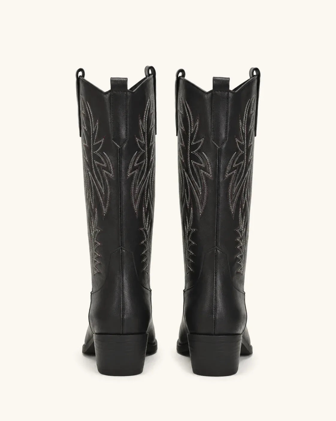 Santiags talon épais vintage femme — Jeanne