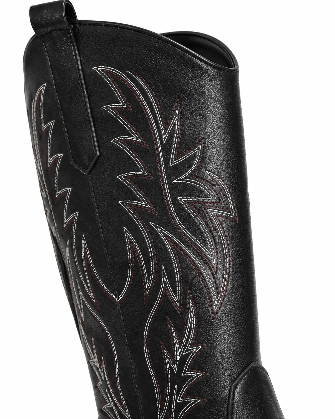 Santiags talon épais vintage femme — Jeanne