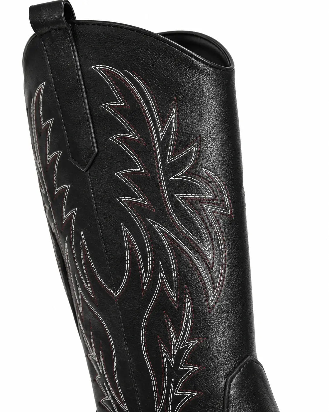 Santiags talon épais vintage femme — Jeanne