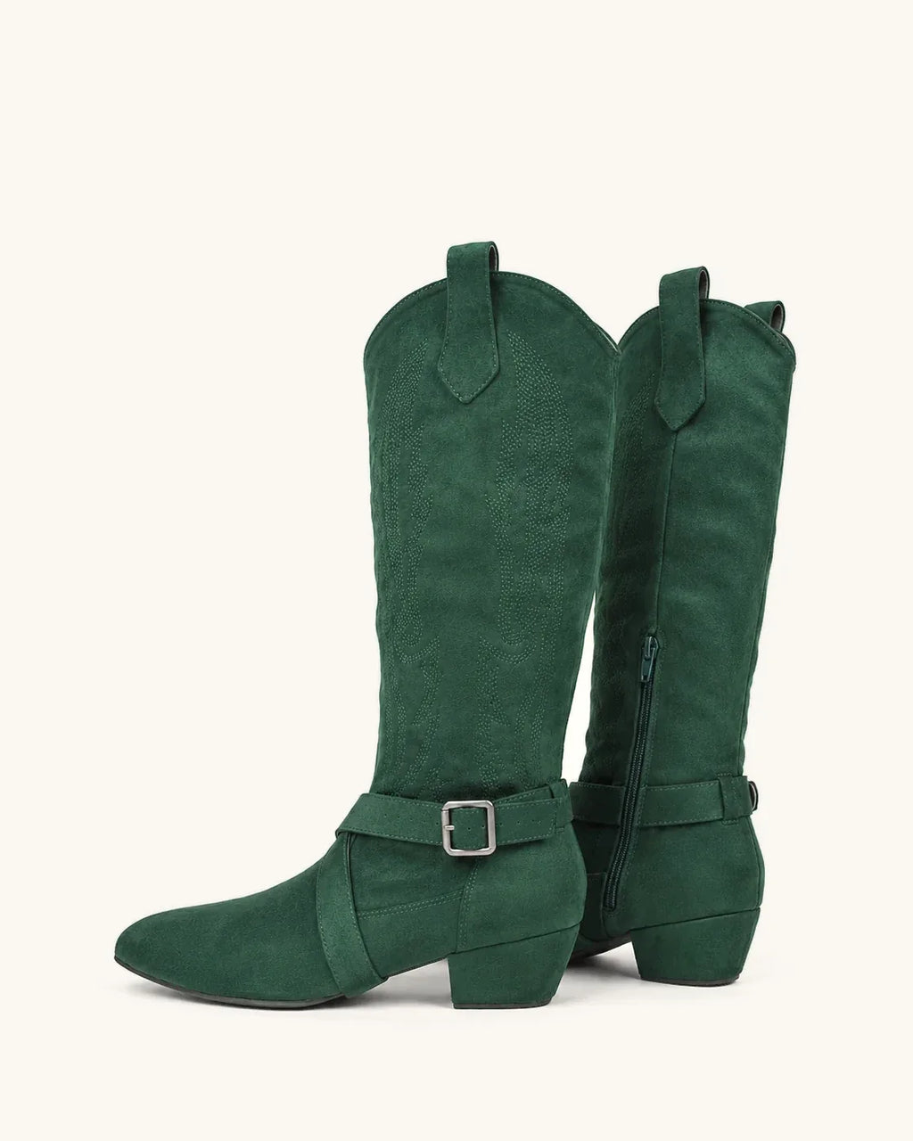 Santiags western en daim femme — Paloma