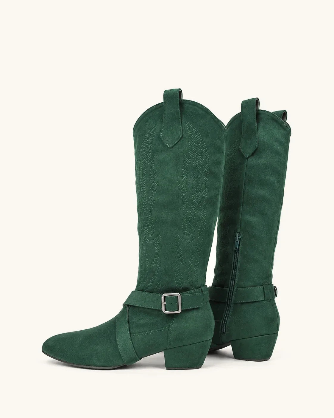 Santiags western en daim femme — Paloma
