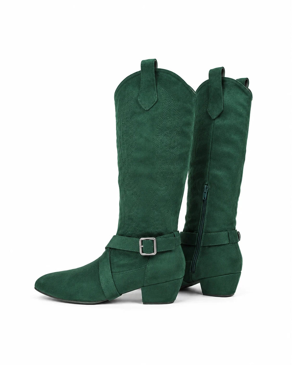 Santiags western en daim femme — Paloma