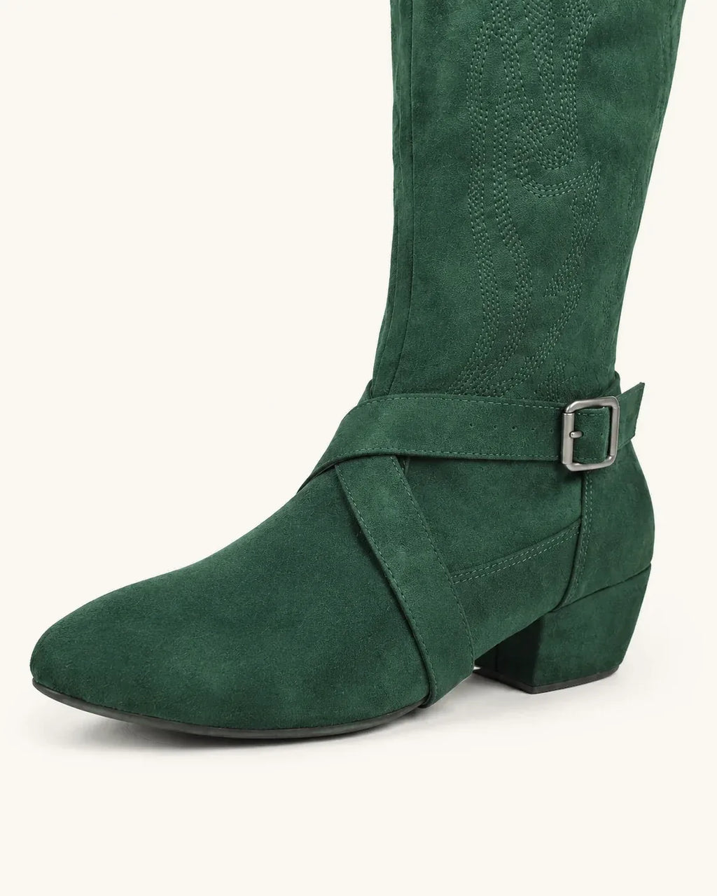 Santiags western en daim femme — Paloma
