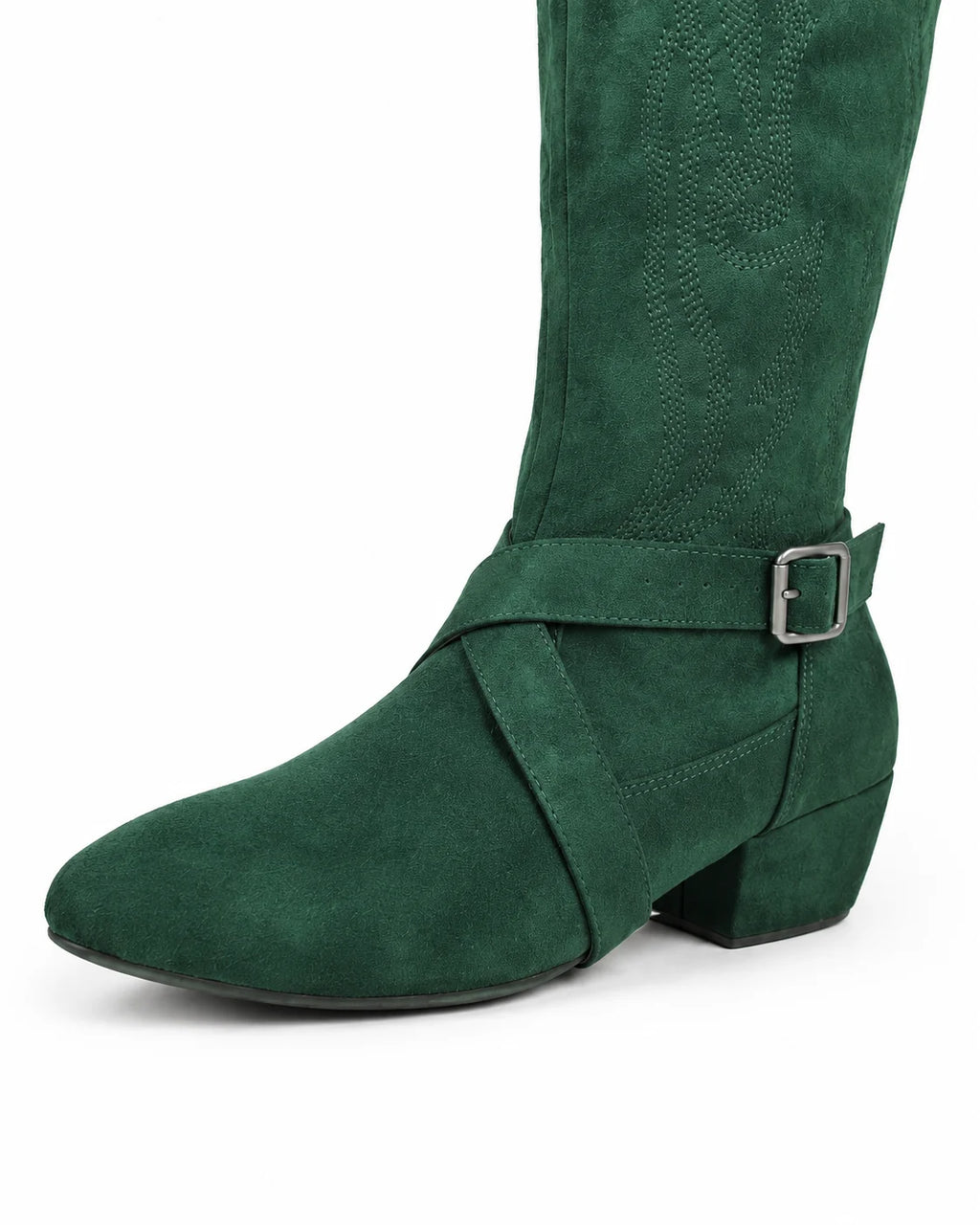 Santiags western en daim femme — Paloma